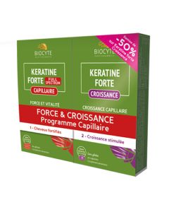 Biocyte Capillaire Duopack Keratine Full Spectrum + Croissance 60 gélules
