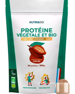 Nutri&Co Protéines Végétales Bio Poudre 500g