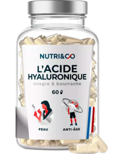 Nutri&Co Acide Hyaluronique Gélules x60