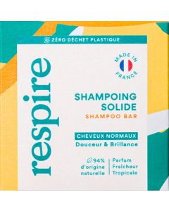 Respire Shampoing Solide Fraîcheur Tropicale 75 g