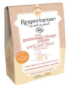 Respectueuse Gommage Visage Solide Exfoliant Bio