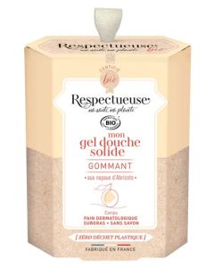 Respectueuse Gel Douche Solide Gommant Bio