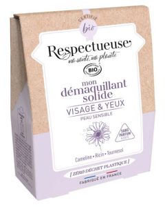 Respectueuse Demaquillant Solide Visage & Yeux Bio