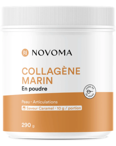 Novoma Collagène Marin Caramel Poudre 290G