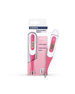 Stentil Thermomètre Digi Flex Rose 