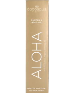 Cocosolis Aloha Suntan Body Oil Huile Bronzante 110ml