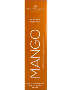 Cocosolis Mango Suntan Body Oil Huile Bronzante 110ml