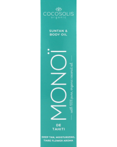 Cocosolis Monoï Suntan Body Oil Huile Bronzante 110ml