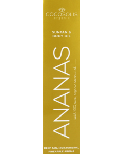Cocosolis Ananas Suntan Body Oil Huile Bronzante 110ml