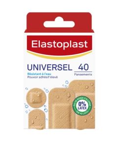 Elastoplast Universel Plastique 40 Pansements 4 Formats 