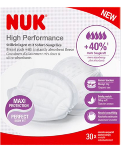Nuk Coussinets Allaitement High Performance x30