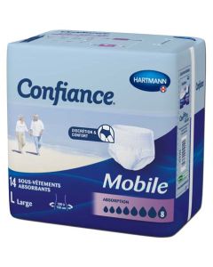 Confiance Mobile Sous-Vêtements Absorption 8g L x14