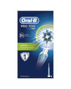 Oral-B PRO 700 CrossAction Brosse À Dents Électrique Rechargeable Par Braun 1 Manche 1 Brossette