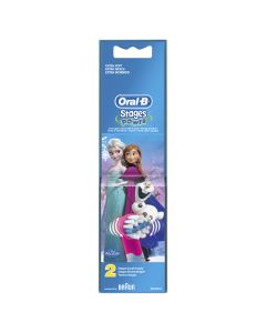 Oral-B Stages Power Brossettes de Rechange avec les personnages de La Reine des Neiges x 2