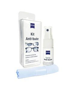 Zeiss Kit Anti-buée Spray 15 ml + Microfibre