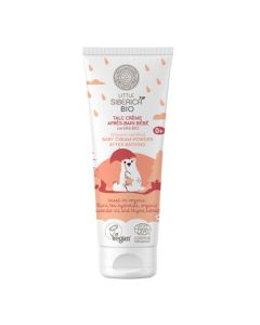 Natura Siberica Little Siberica Talc Crème après-bain Bio pour Bébé 75ml