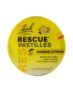 Rescue Pastilles Citron Boîte de 50 g 