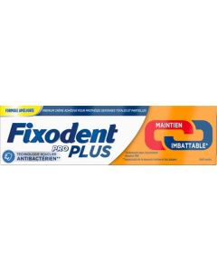 Fixodent Pro Plus Menthe Douce Duo Action Crème Adhésive Pour Prothèses Dentaires 40 g