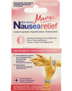 Seaband Bracelet Mama Antinausee Femme Enceinte Gris