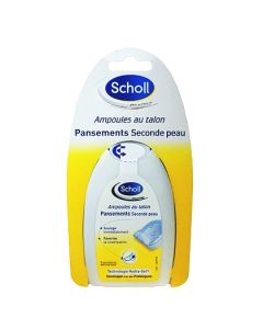 Scholl Pansements Seconde Peau Ampoules au Talon X 5