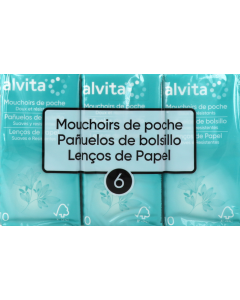 Alvita Mouchoir Papier Etui 10 X 6