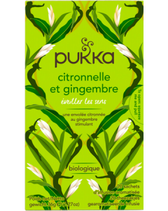 Pukka Infusion Citronnelle Gingembre Bio x20