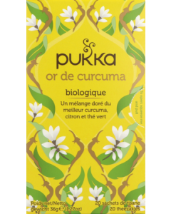 Pukka Thé Vert Or de Curcuma Bio Sachet 20