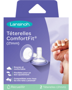 Lansinoh Téterelles Comfort Fit 21mm x2