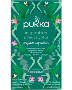 Pukka Infusion Inspiration à L'Eucalyptus Bio Sachets x20