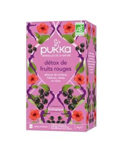Pukka Infusion Détox Fruits Rouges Bio Sachets x20