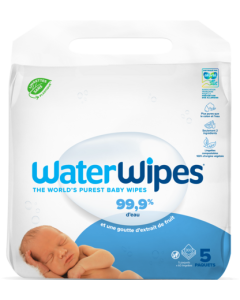 Water Wipes Lingette Bebe 60 x5