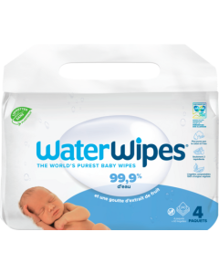 Water Wipes Lingettes Bébé 4x60