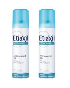 Etiaxil Déodorant Anti-transpirant 48h Aérosol Lot de 2x150ml