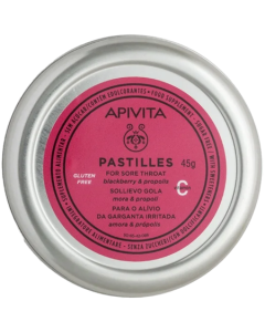 Apivita Pastilles Mure Et Propolis 45g