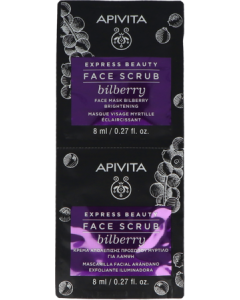 Apivita Gommage Express Myrtille 8ml X2