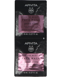 Apivita Masque Express Argile Rose 8ml X2