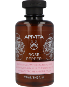 Apivita Gel Douche Poivre Rose 250ml