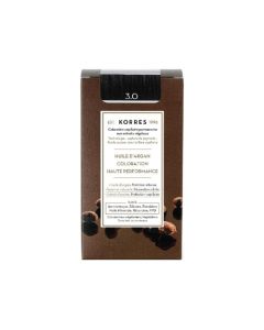 Korres Coloration permanente huile d'argan, châtain foncé naturel 3.0 50ML
