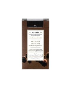 Korres Coloration permanente huile d'argan, châtain naturel 4.0 50ML
