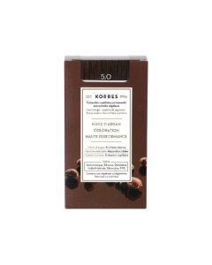 Korres Coloration permanente huile d'argan, châtain clair 5.0 50ML
