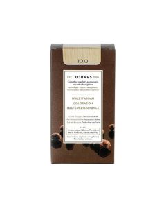 Korres Coloration permanente huile d'argan, blond platine 10.0 50ML