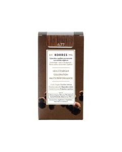 Korres Coloration permanente huile d'argan, blond foncé marron intense 6.77 50ML