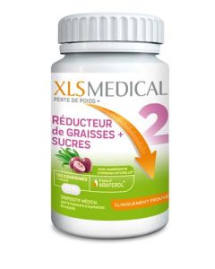 XLS Medical Réducteur de Graisses et Sucres Perte de Poids 120 Comprimés