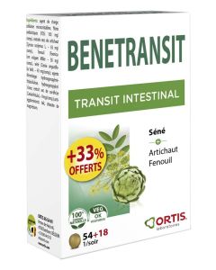 Ortis Benetransit Transit Intestinal 54+18 Comprimés Offerts