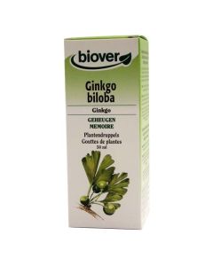 Biover Gouttes de Plantes ginkgo Biloba Ab 50ml
