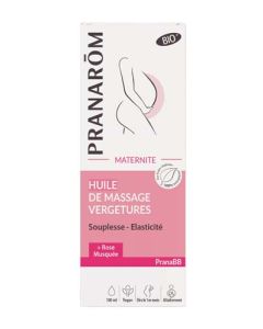 Pranarôm Prana BB Maternité Huile Massage Vergetures Bio (Eco) 100 ml