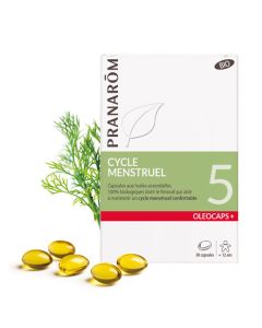 Pranarôm Oléocaps 5 Cycle Menstruel Bio 30 Capsules