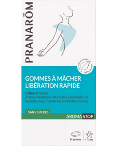 Pranarôm Aromastop Gommes Liberation Rapide 24