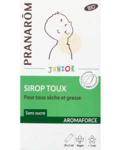 Pranarom Aromaforce Junior Sirop Enfant Toux Sachet 5ml 20