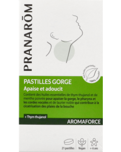 Pranarôm Aromaforce Pastilles Gorge Apaisante 21